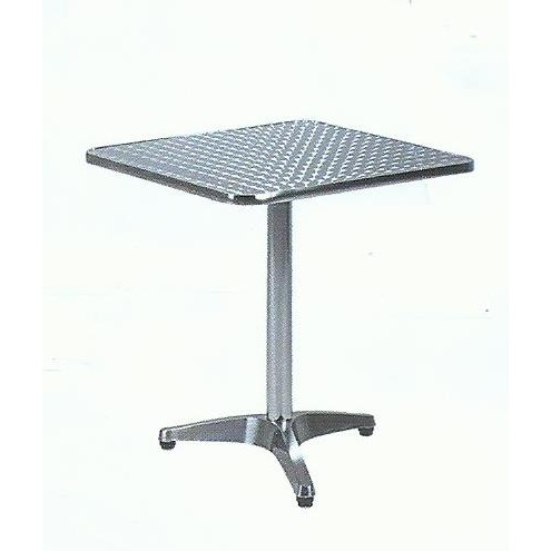 Low Square Aluminium Table