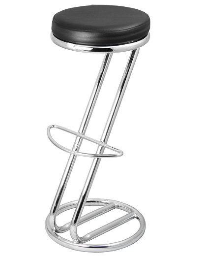 High Bar Stool - Black